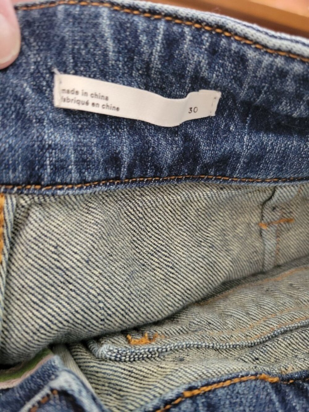 Pilcro Anthropologie The Wanderer Relaxed Jeans Utility 30 Distressed Workwear - Picture 10 of 13